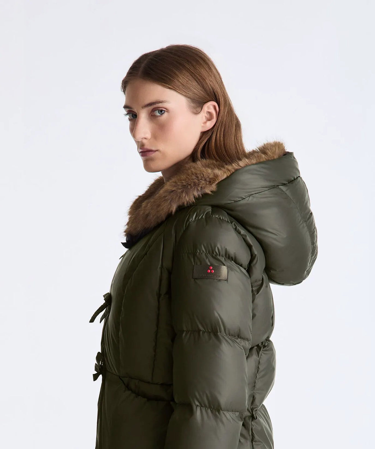 Peuterey Piumino Blouson Vertis MQN EFUR PED5748 Verde Edera - Retro