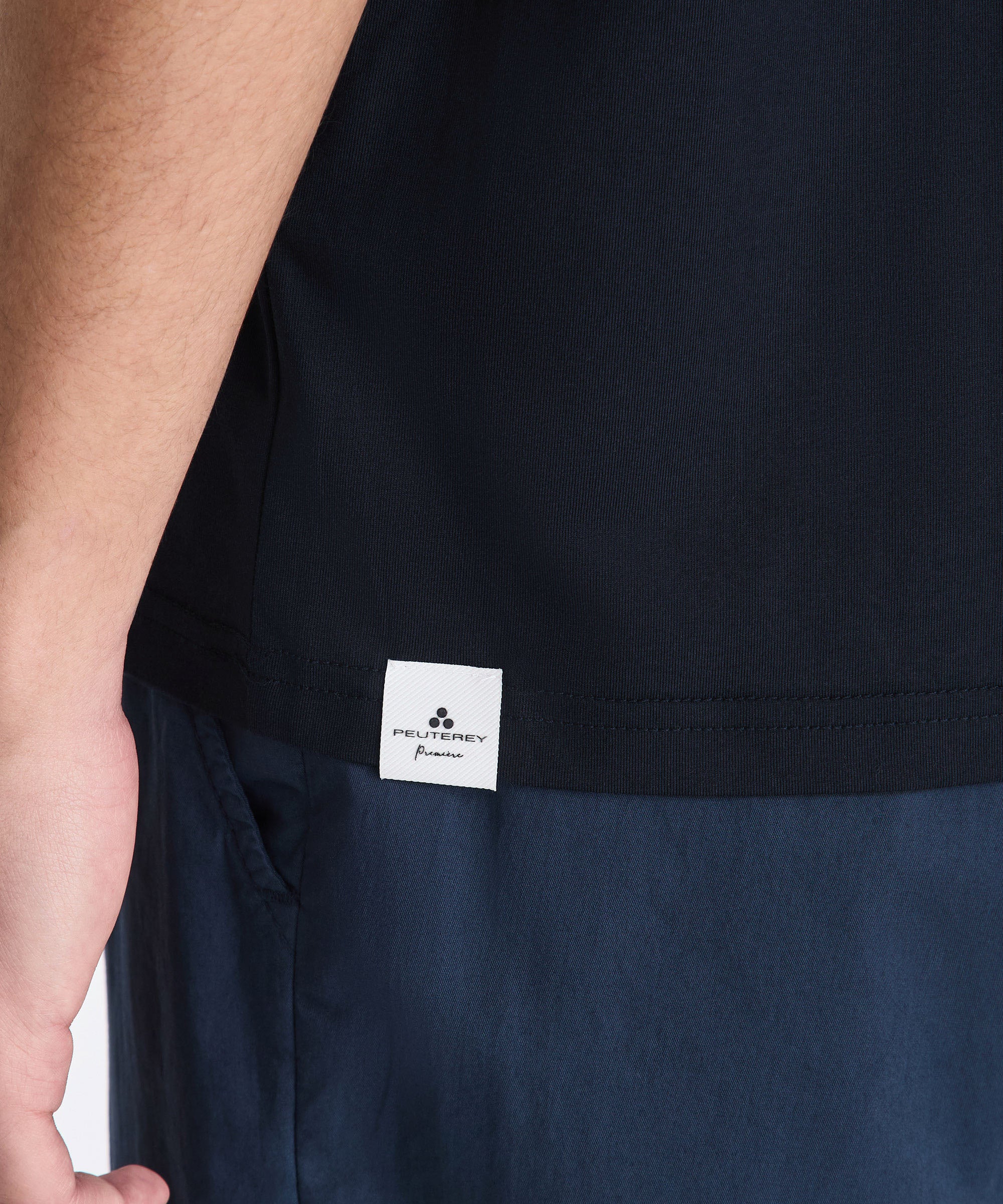 Peuterey Perran T-Shirt Basic Uomo Cotone Premium Blu