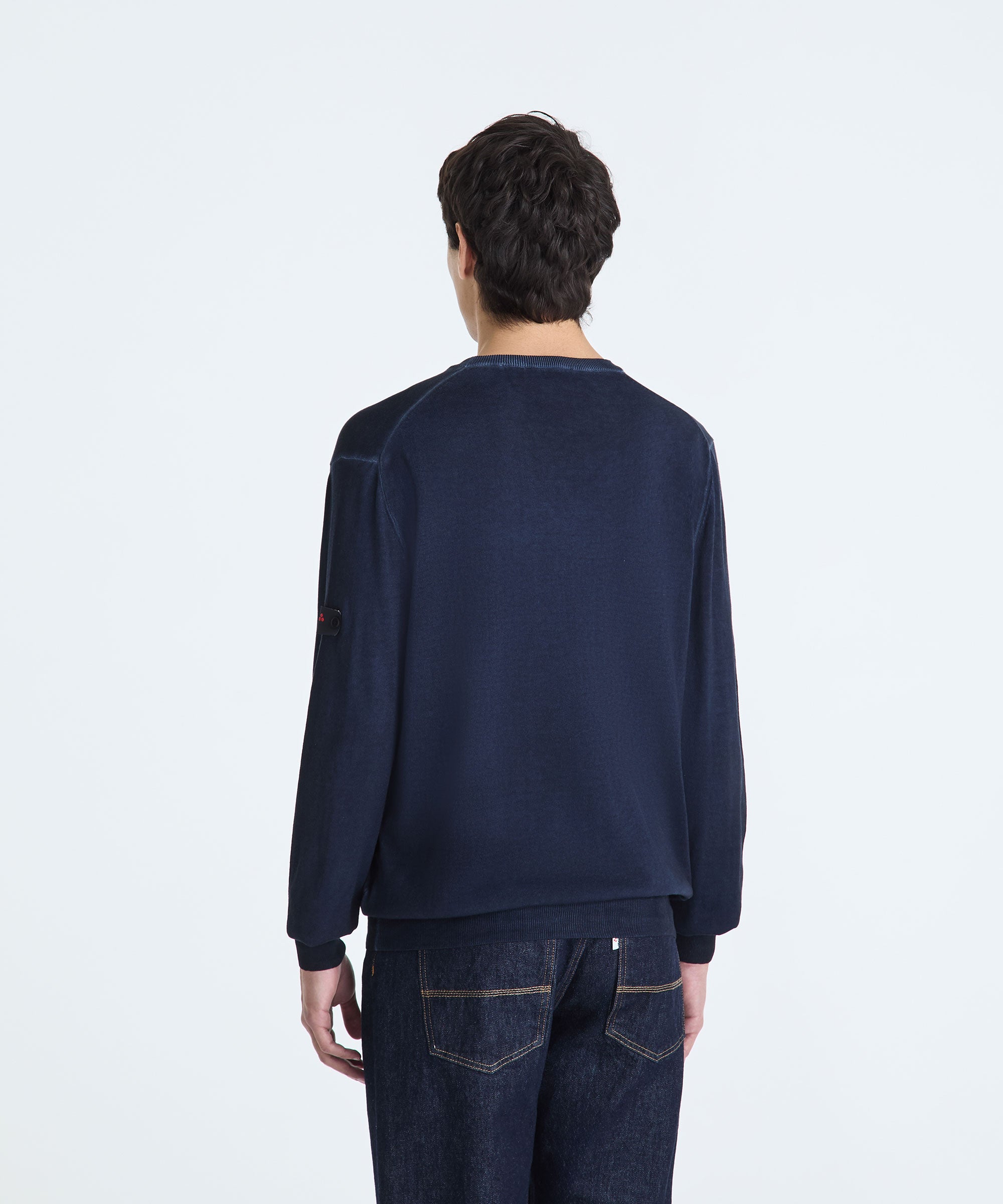 Maglione sportivo PEUTEREY PEU5841 215 KNIT RACE FRS 02, tessuto a maglia con dettagli sportivi, vista frontale