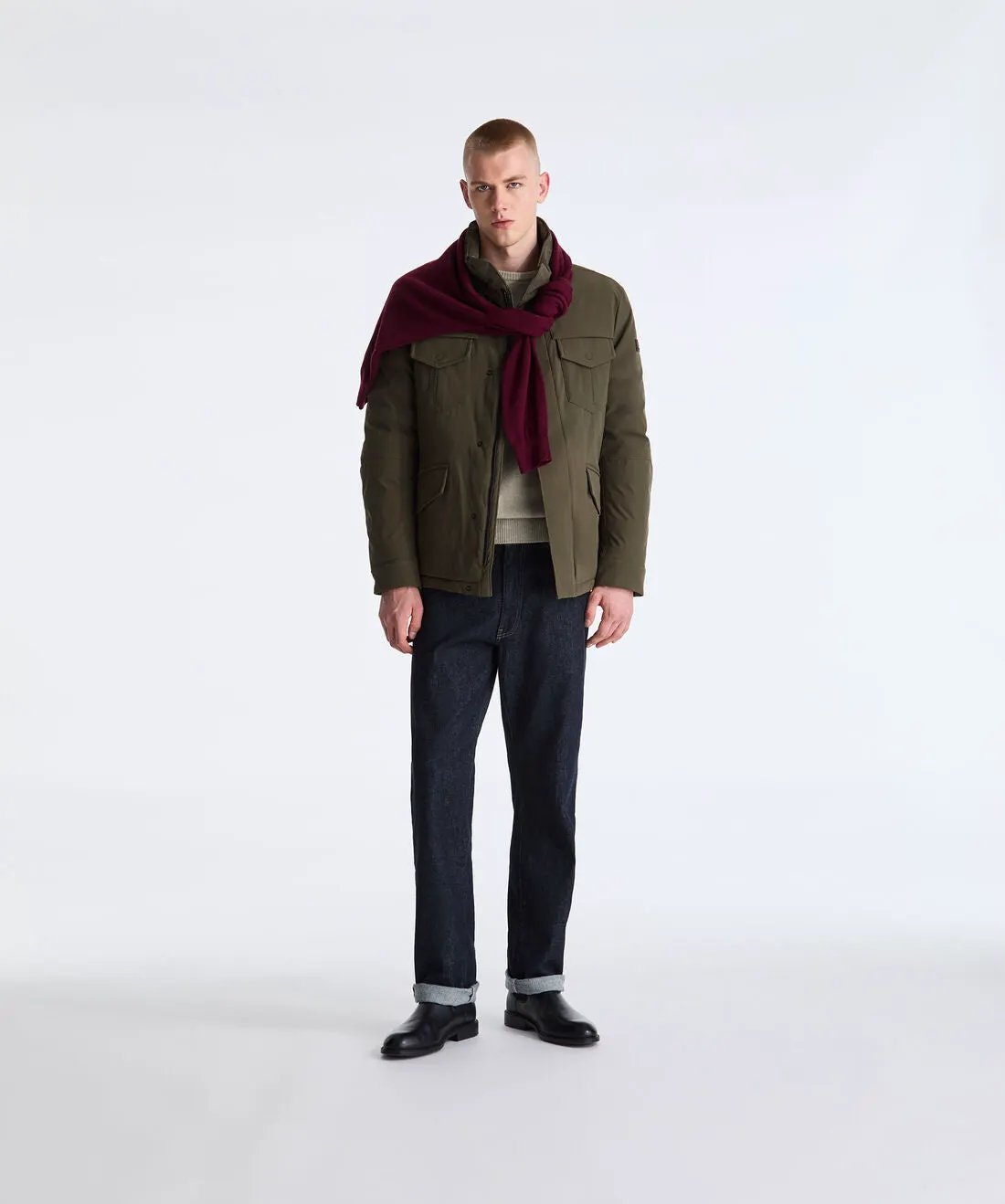 PEUTEREY PEU5982 689 JACKET STRIPES SRTR GRS 04 by PEUTEREY