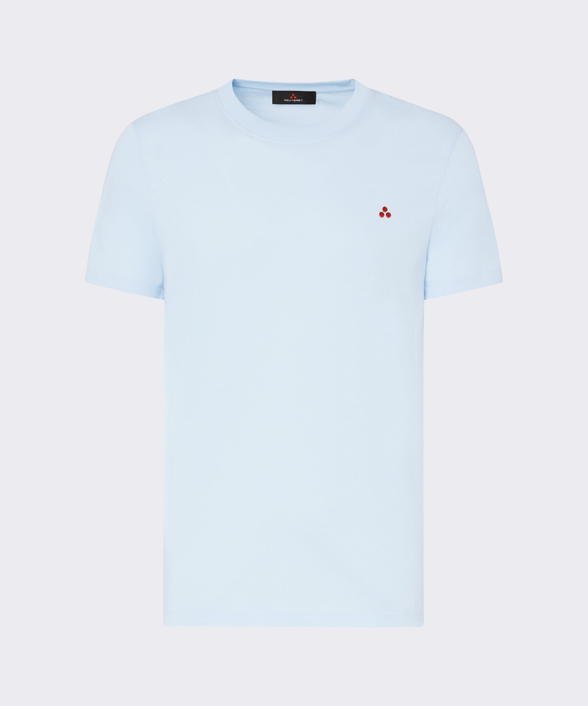 T-shirt basic PEUTEREY MANDERLY 04 PEU6011 290 in cotone, bianco con dettagli minimalisti, vista frontale.