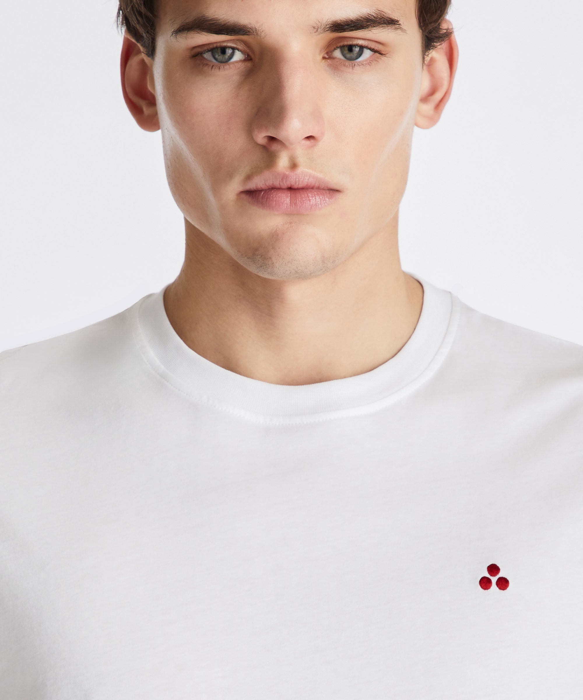 T-shirt basic PEUTEREY MANDERLY 04 PEU6011 730, tessuto morbido e comodo, in colore neutro, vista frontale.