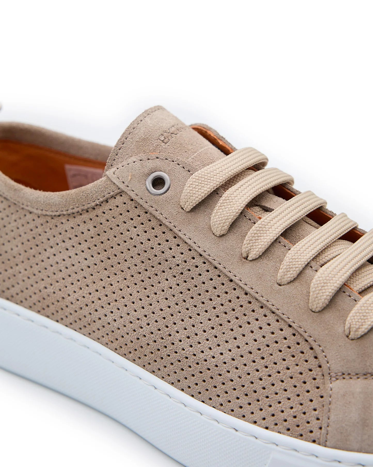 Baskets EXTON 565 PALE en daim perforé