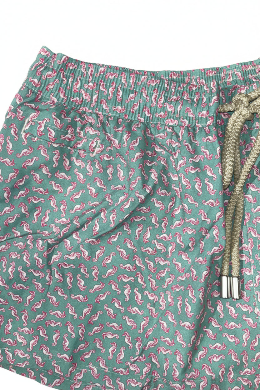 SAINT BARTH LIGHTING MICRO STRETCH 07616L SWIM SUIT ULTRALIGHT STRETCH SWIM SHORT SEAHORSE SOFT