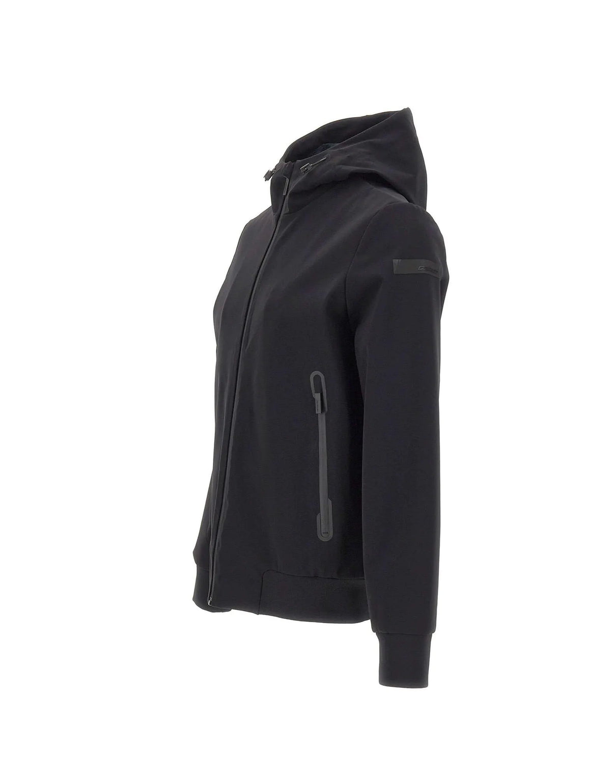 RRD W26044 10 Surflex Winter Thermo Hood Zip Black - Dettaglio Chiusura e Materiale