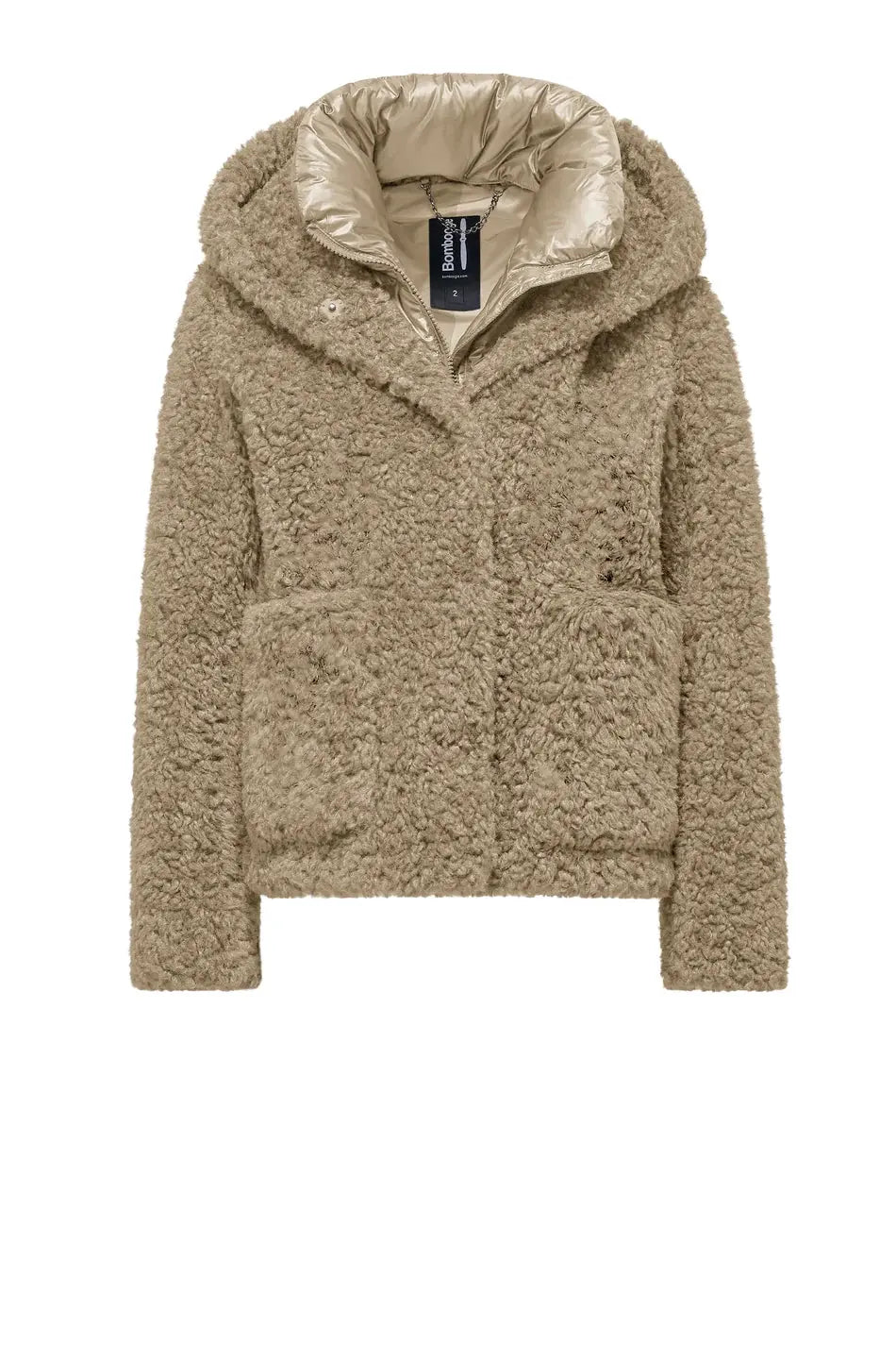BOMBOOGIE GW9191TSFC6_180 St. Moritz Overcoat - Cappotto corto in ecopelliccia by BOMBOOGIE