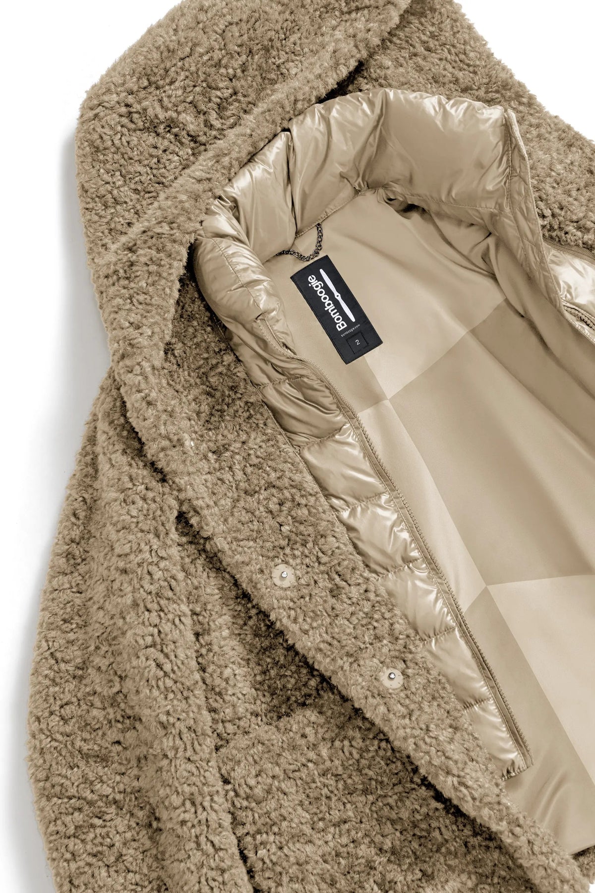 BOMBOOGIE GW9191TSFC6 180 St. Moritz Overcoat - Dettaglio 03 Sandshell