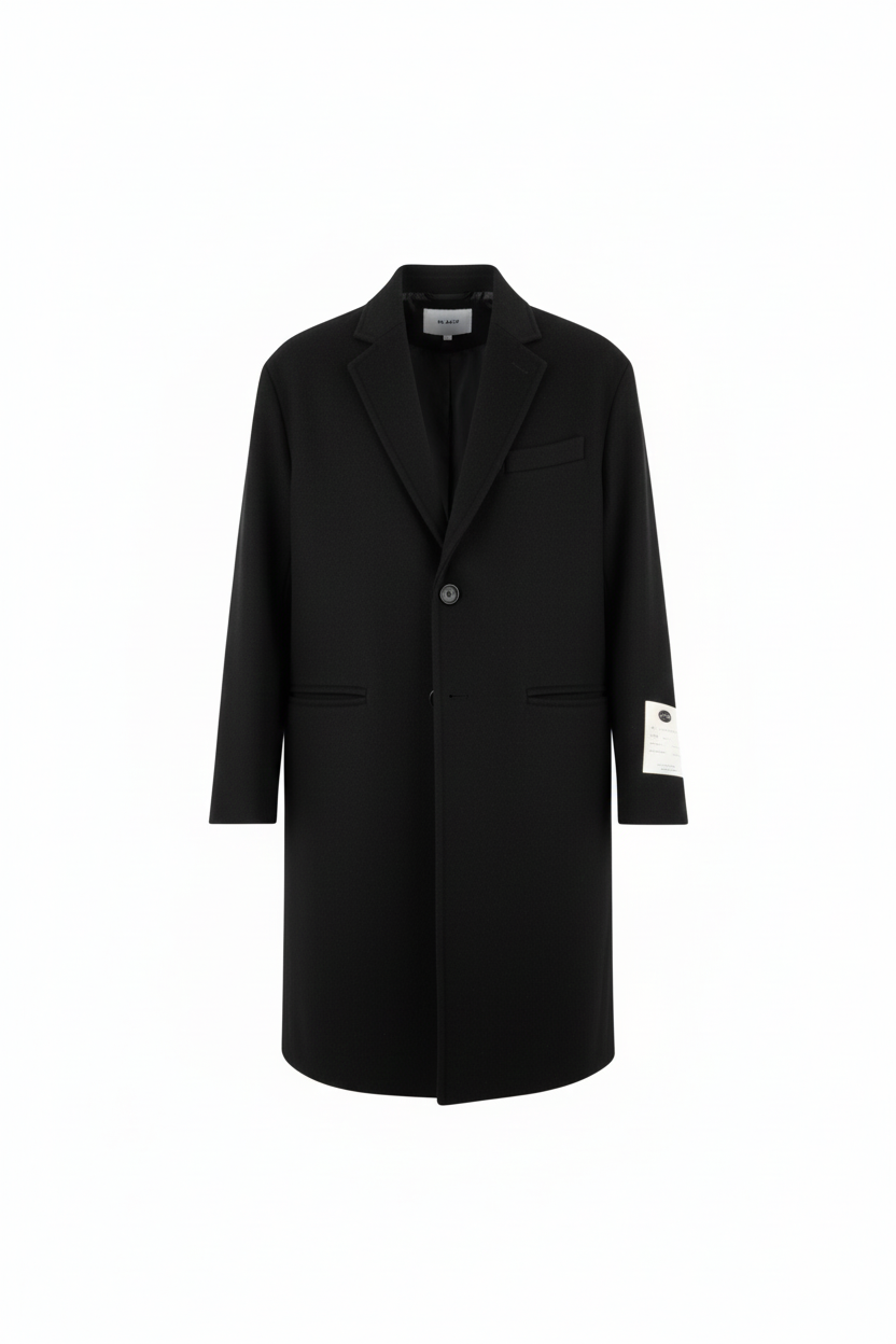 NEW YORK SEATTLE 2K106F25 BLACK COAT OVER COAT