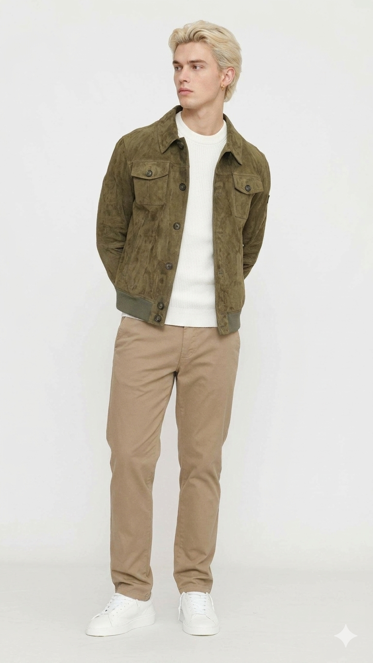 PEUTEREY DESTINY SUEDE PEU5744 471 BLOUSON JACKET BOMBER SUEDE