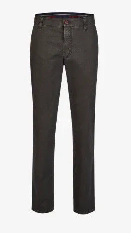 Pantalone uomo in cotone nero, taglio dritto, moda elegante e casual