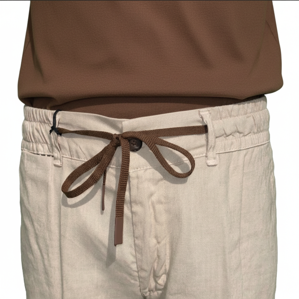 DESIGNERS01 ME2631 TROUSER PANTLACCIO CON ELASTICO