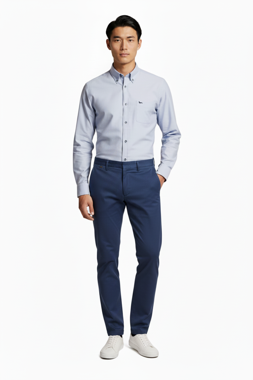 Harmont&Blaine CRQ600012741M 823 SHIRT CAMICIA NASTRO LOGATO