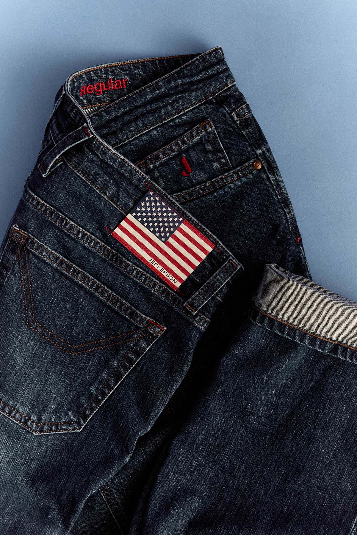 JECKERSON PE26JUPPA030ANNIV001 DNDTFDENI065 JEANS IL PANTALONE MONDIALE TOPPA DENIM SLIM FIT