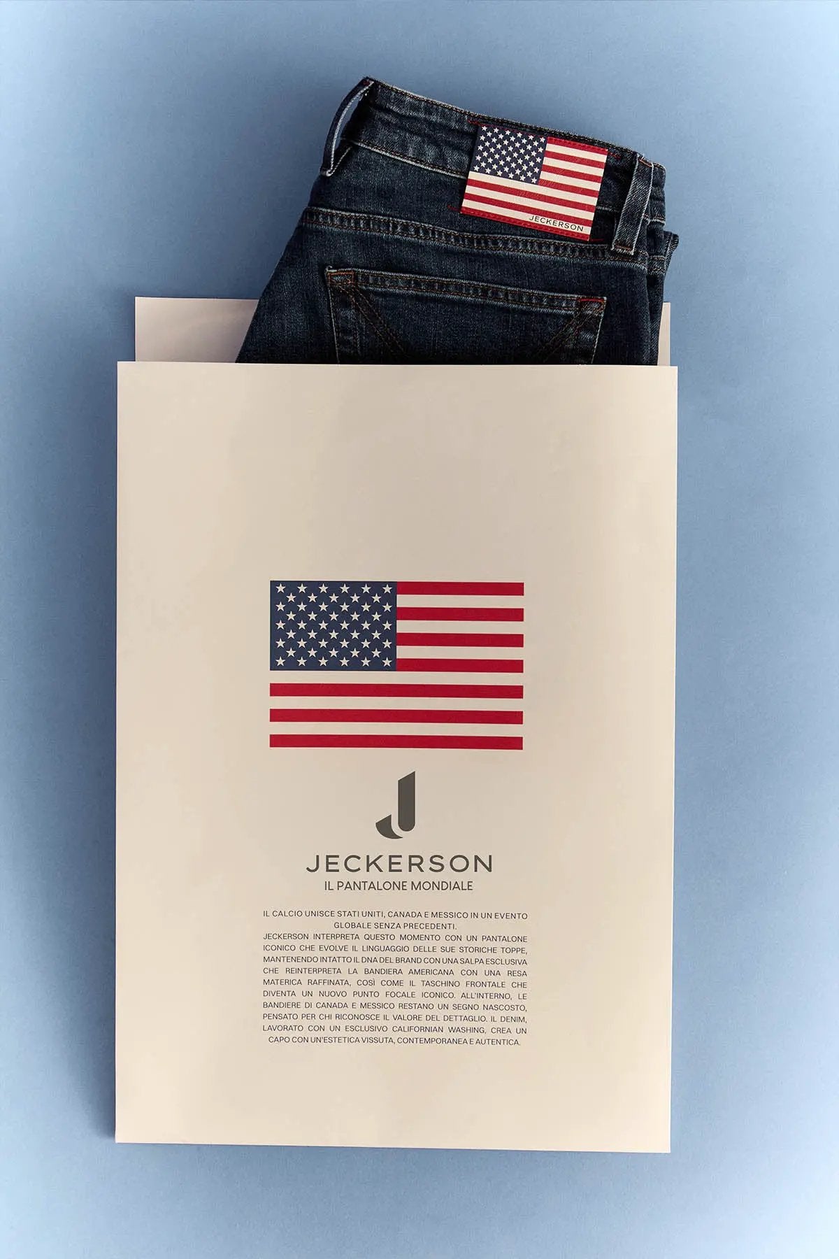 JECKERSON PE26JUPPA030ANNIV001 DNDTFDENI065 JEANS IL PANTALONE MONDIALE TOPPA DENIM SLIM FIT by JECKERSON