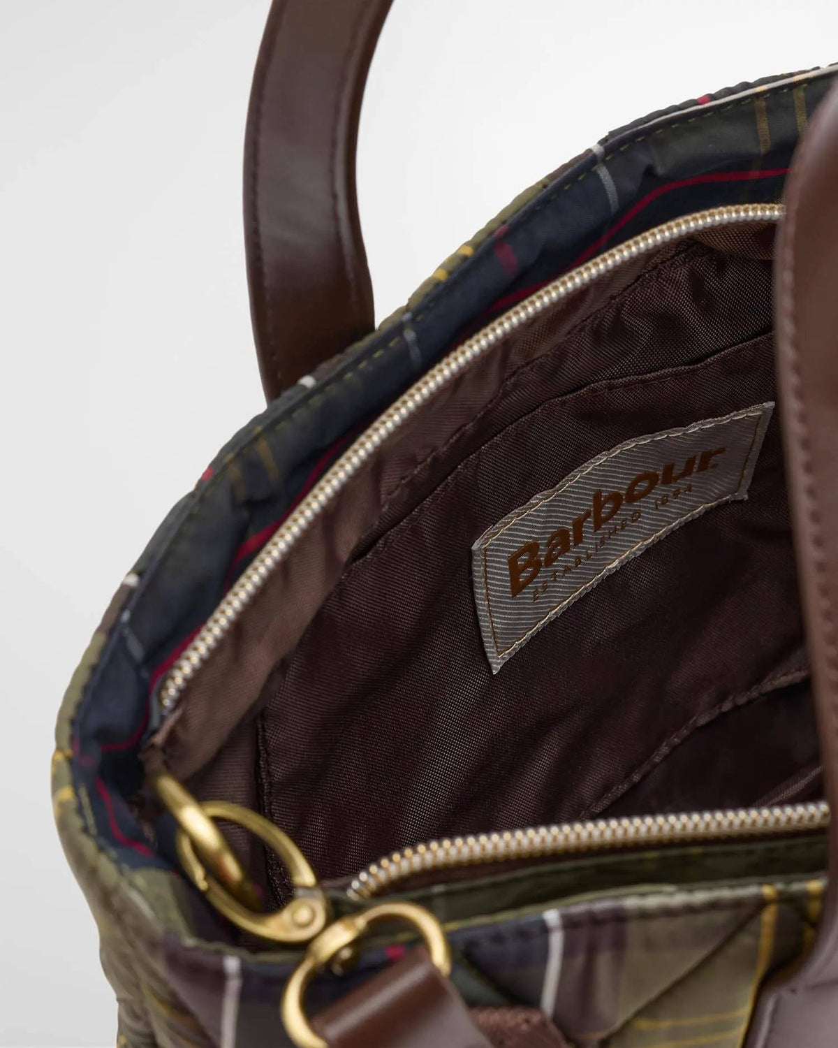 BARBOUR LBA0431 TN11 TOTE MINI QUILTED TOTE by BARBOUR