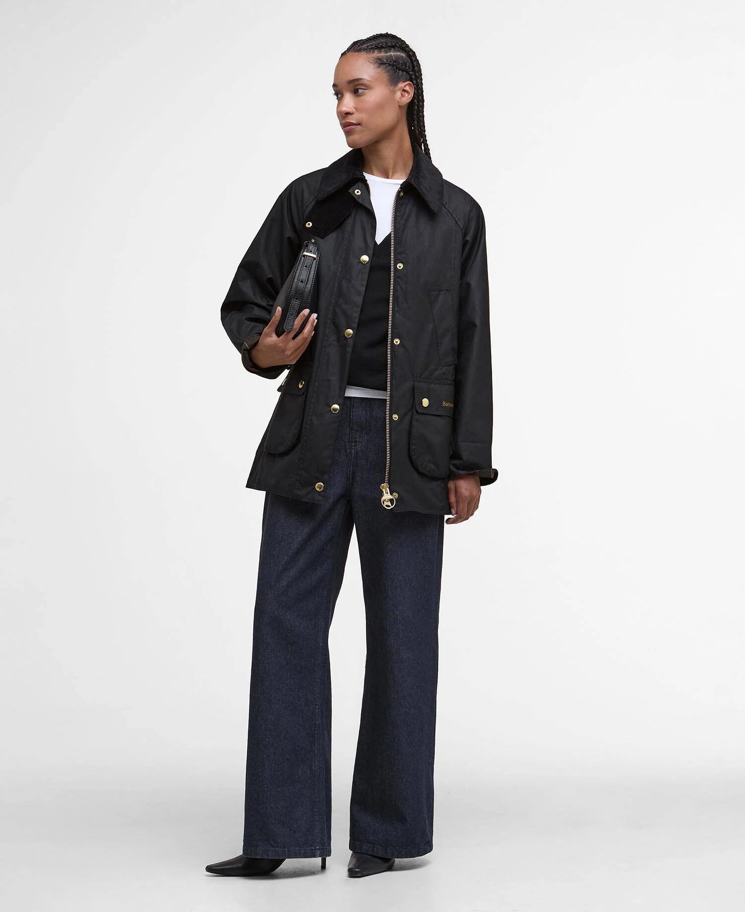 BARBOUR LWX1402 BK71 JACKET MODERN BEADNELL WAX