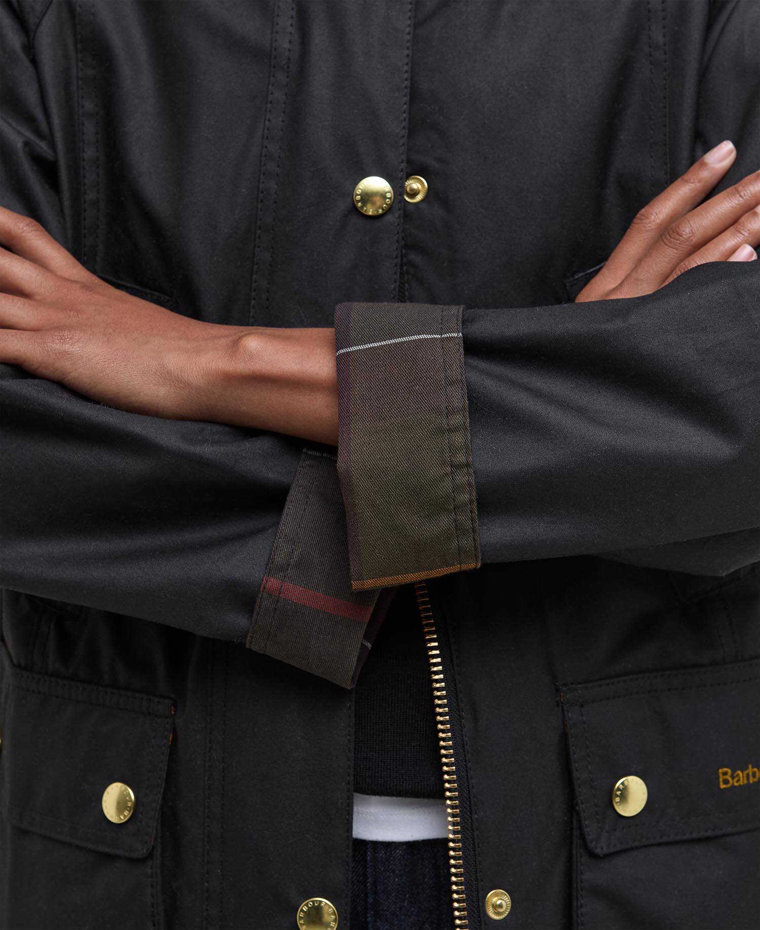 BARBOUR LWX1402 BK71 JACKET MODERN BEADNELL WAX