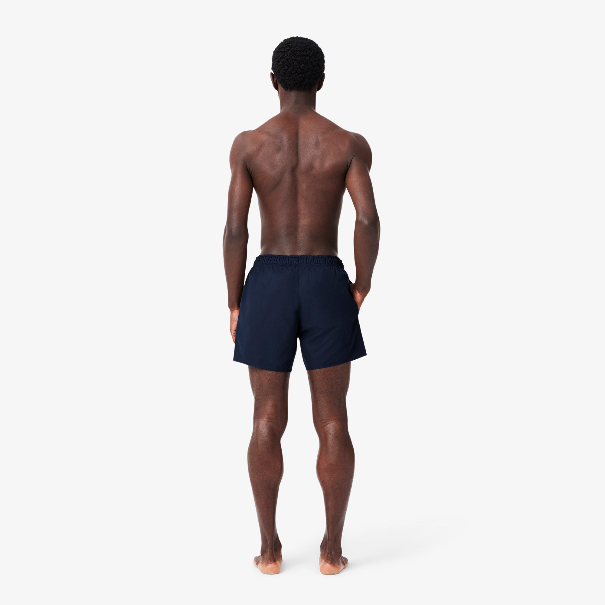 Costume da bagno LACOSTE MH6270 802 quick-dry, stile sportivo con logo, tessuto leggero e resistente, adatto per nuoto e spiaggia.