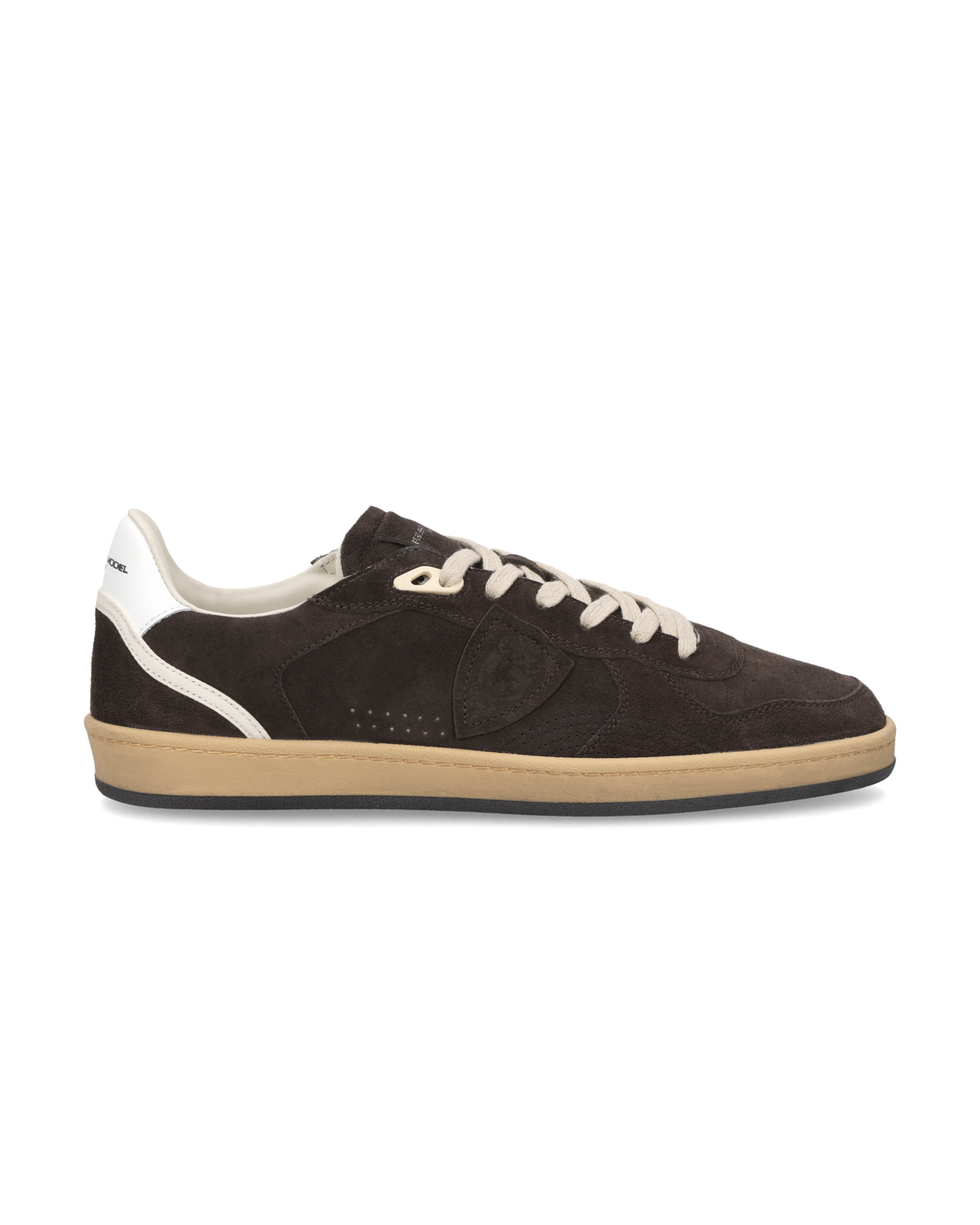 Sneakers Philippe Model Pgal Uomo PGLU D004 Marrone Bianco - Vista frontale e tre quarti