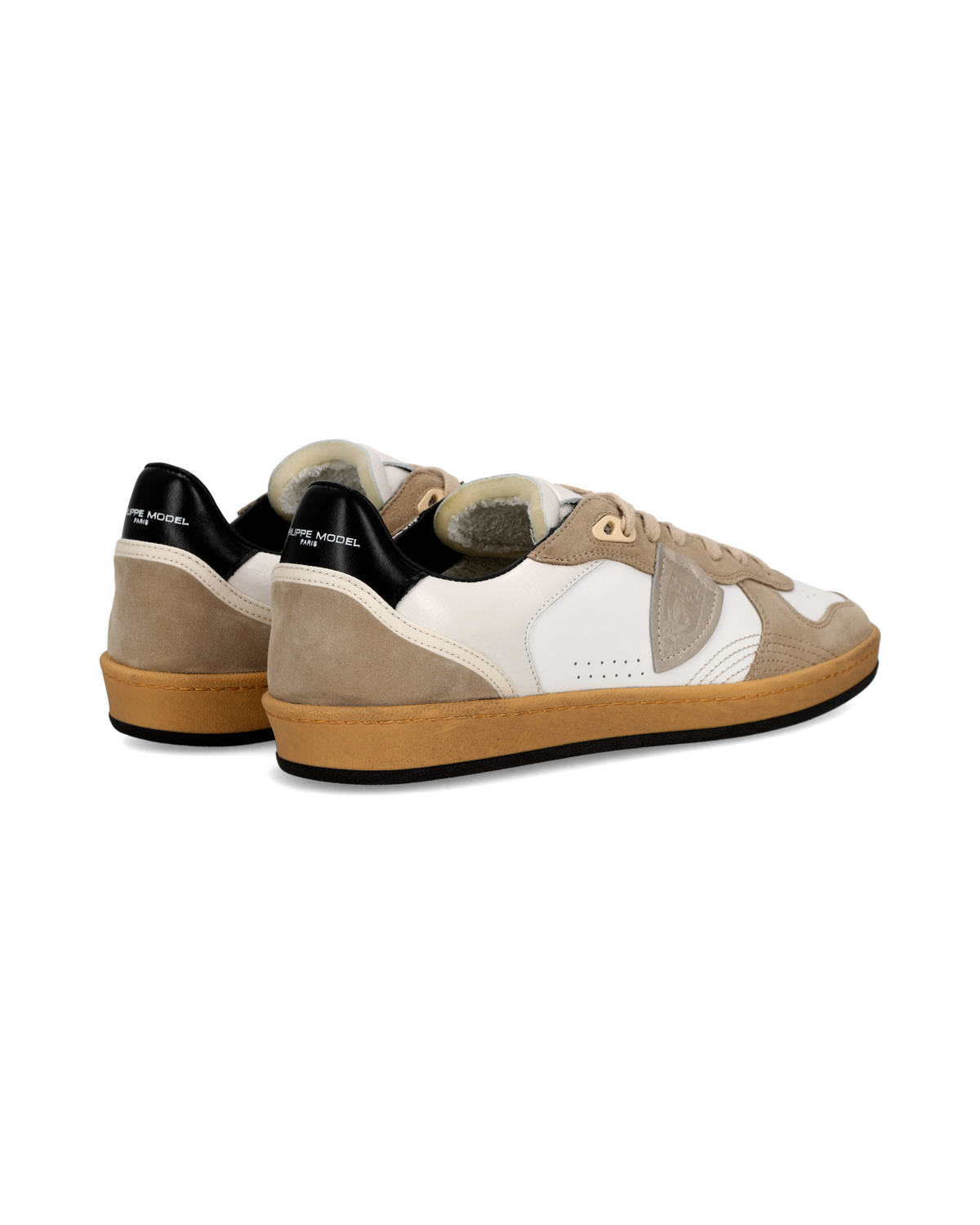 Sneakers Uomo Philippe Model Pgal Low Bianco Beige - Vista laterale interna