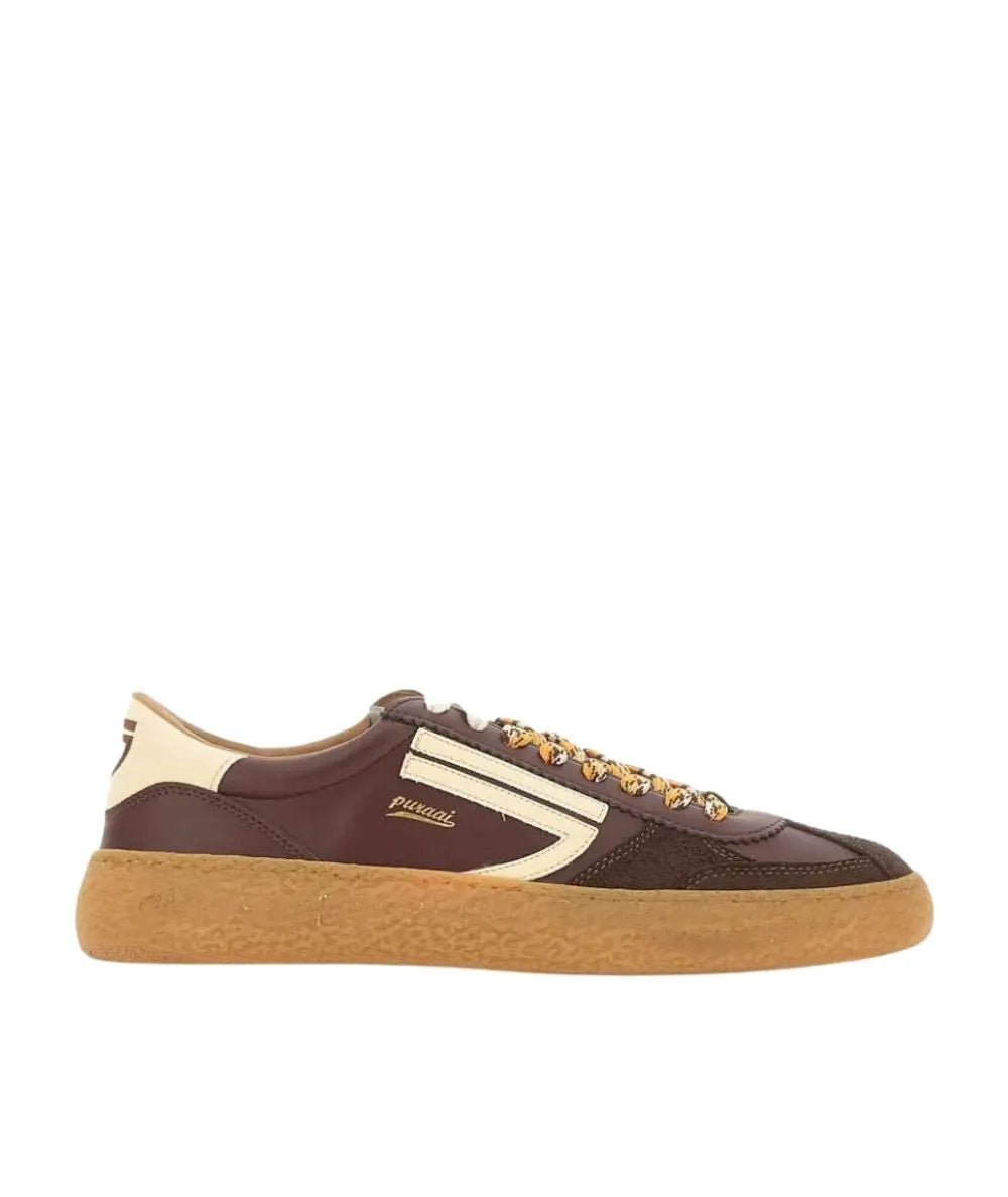 PURAAI PU101V-070 Sneaker Vintage Merlot - Vista frontale