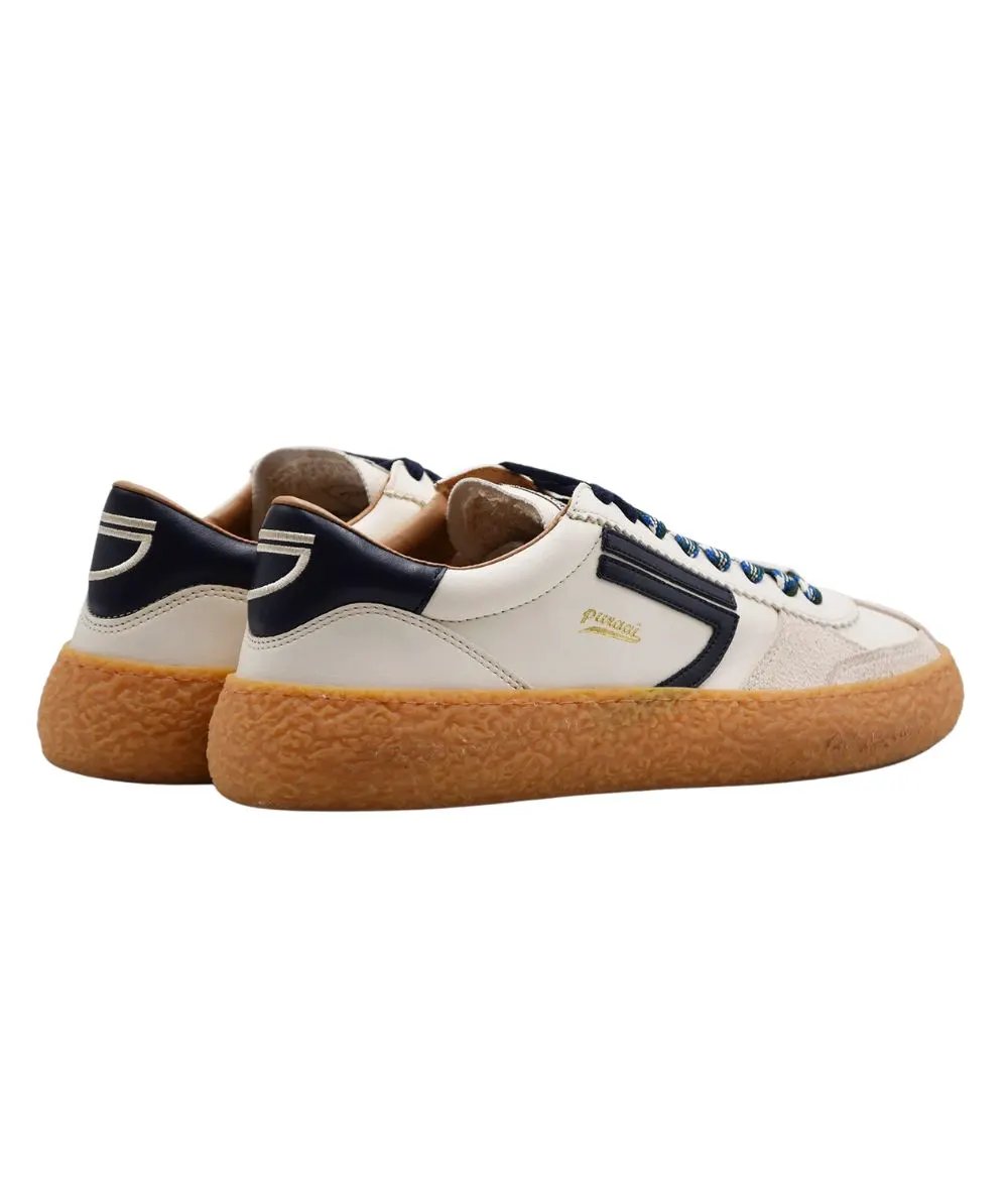 Sneaker PURAAI PU101V-067 1.01 Vintage Chianti - dettaglio tomaia e cuciture