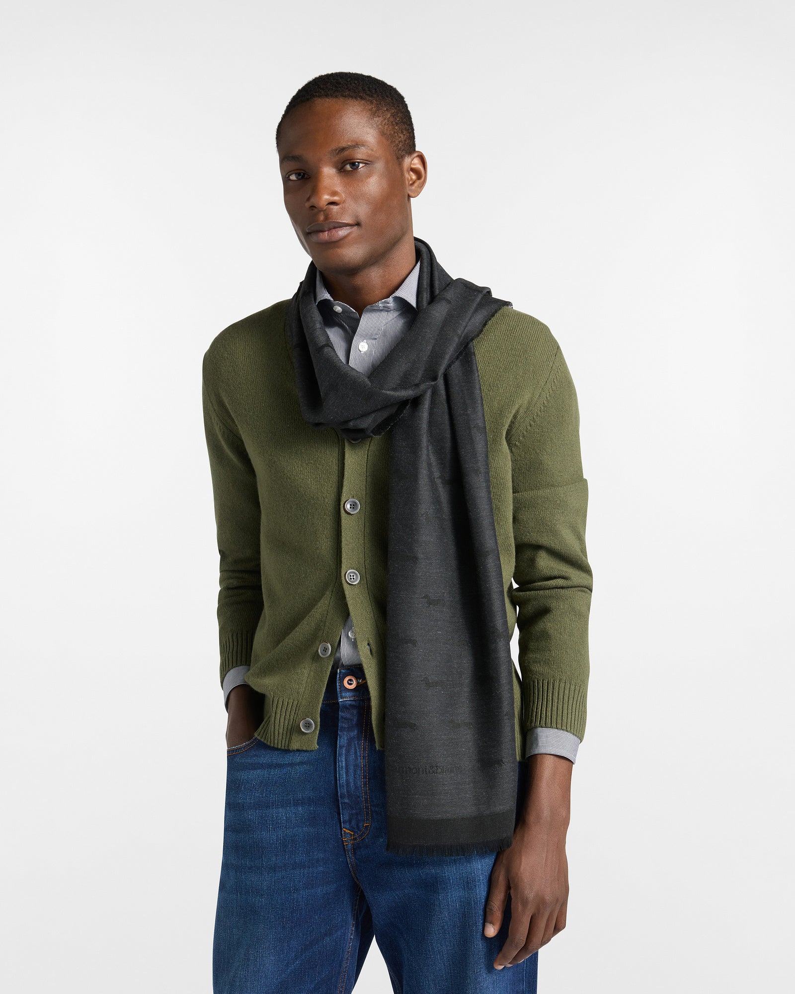 Harmont&Blaine S0P166082790 914  SCARF Pashmina con logo all over
