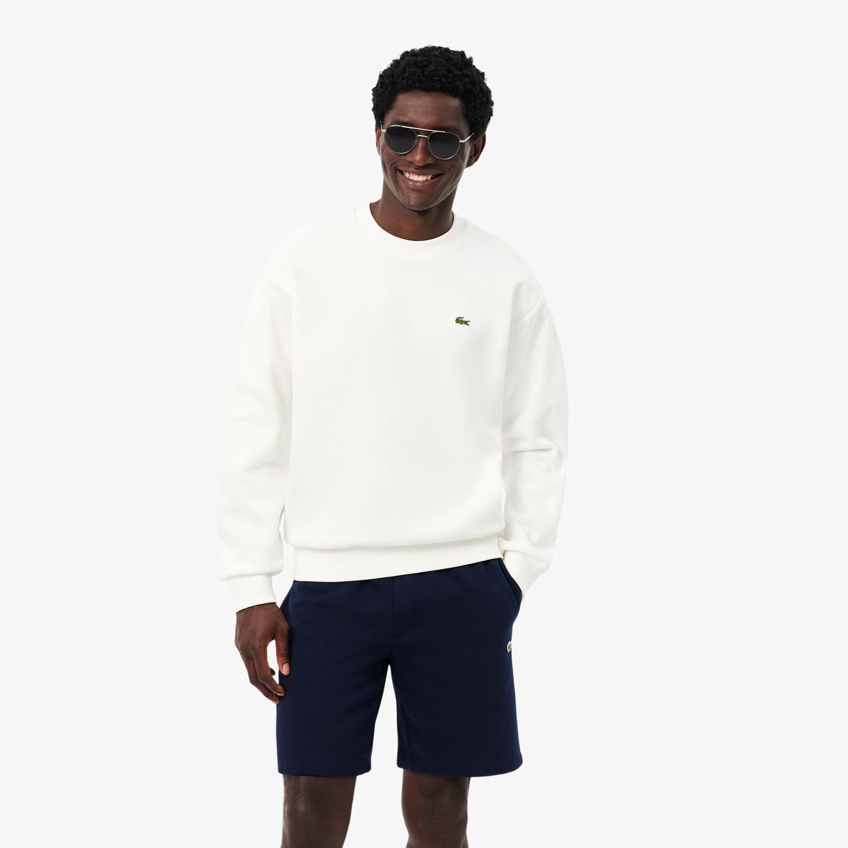 LACOSTE SH8868 70V PULLOVER Felpa in cotone by LACOSTE