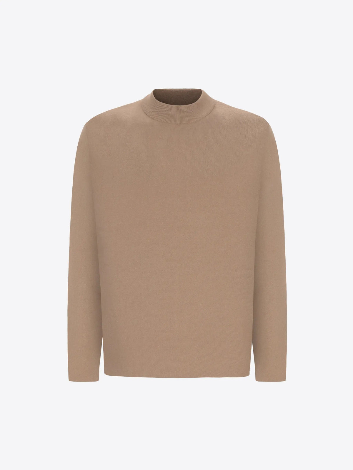 Maglione lupetto Ayres DISTRETTO12 tortora - vista prodotto still life