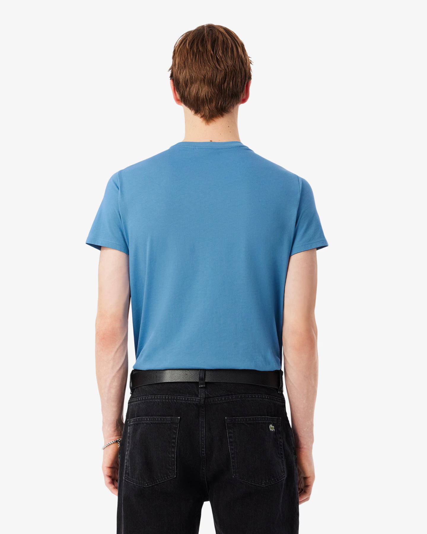LACOSTE TH6709 JBK T-SHIRT in cotone Pima
