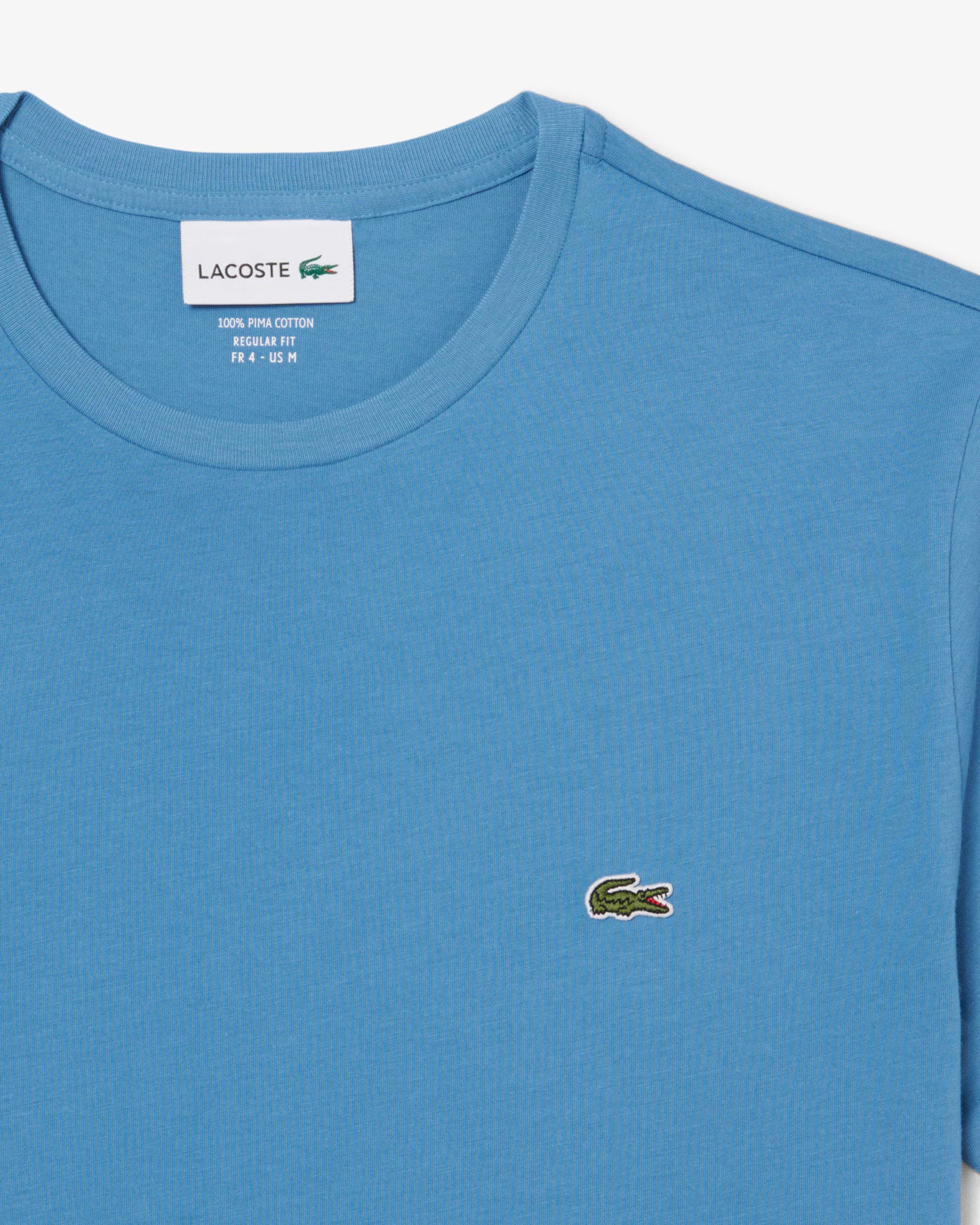 LACOSTE TH6709 JBK T-SHIRT in cotone Pima