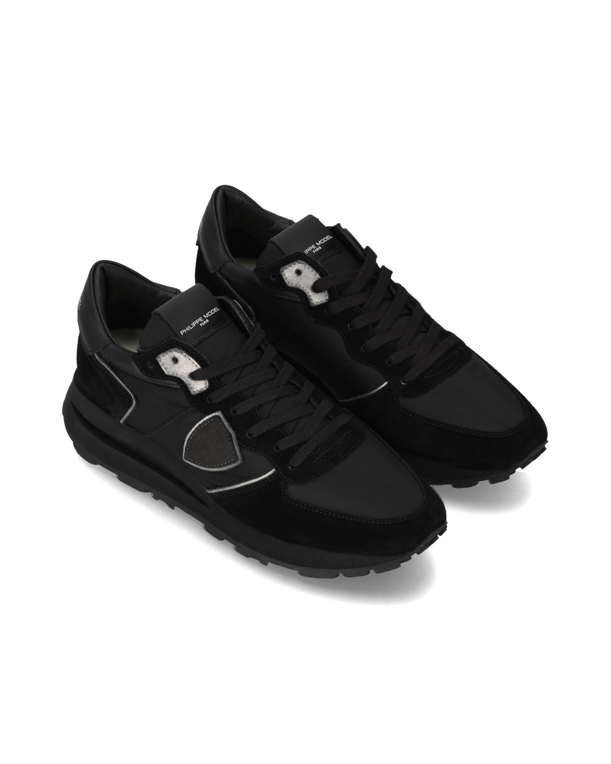 Philippe Model Tropez Haute Low Uomo Nero TKLU N001 - Vista tre quarti