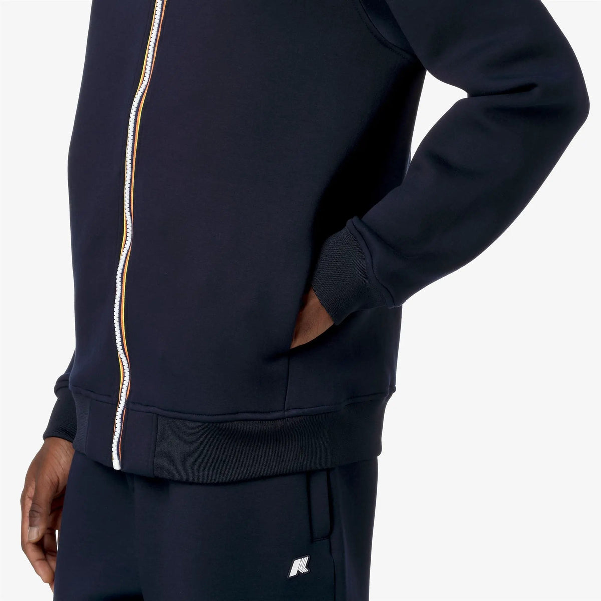 Fleece MAN RAINER SPACER Jacket Blue Depth - Commercial 7