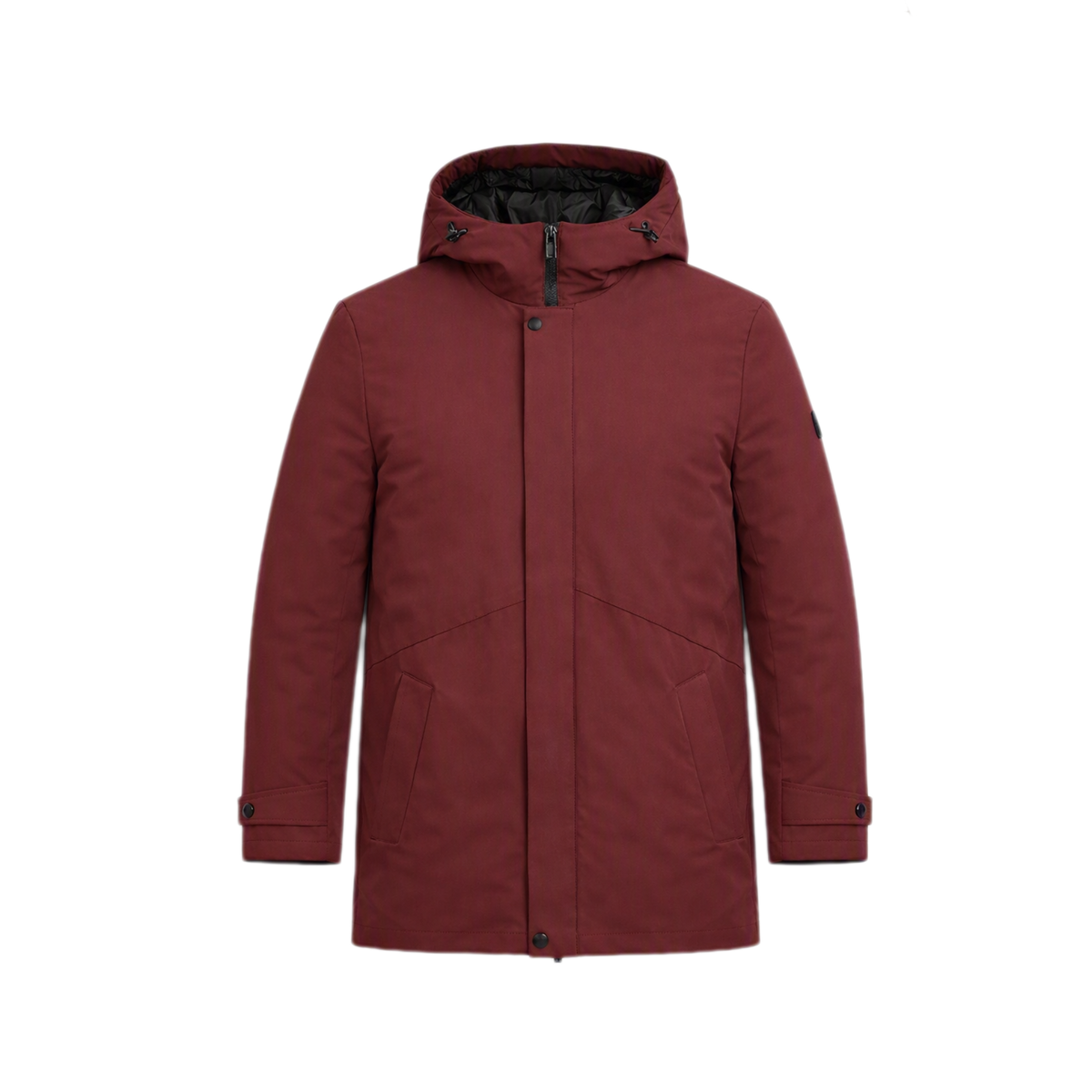 HèSKIMO Giaccone HE2440006 Eco-Down 700 Fill Power - Dettaglio Cappuccio e Chiusura
