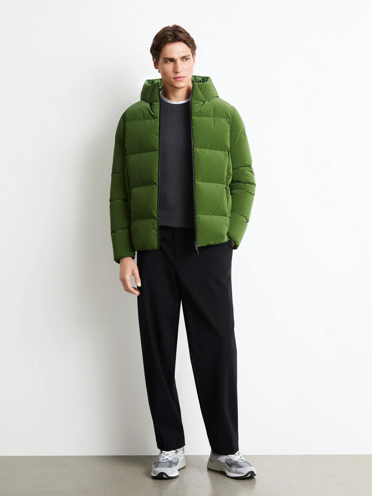 Giacca a vento RRD supeRRDuck! Tubic 14 Hood Zip Jkt Verde Prato - Dettaglio tessuto e logo