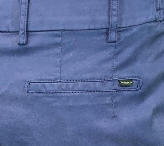 BERWICH MORELLO ELAX OL0015X 13 PANTALON AVEC TAILLE ÉLASTIQUE ET BANDE DIAGONALE LATÉRALE EN GABARDINE