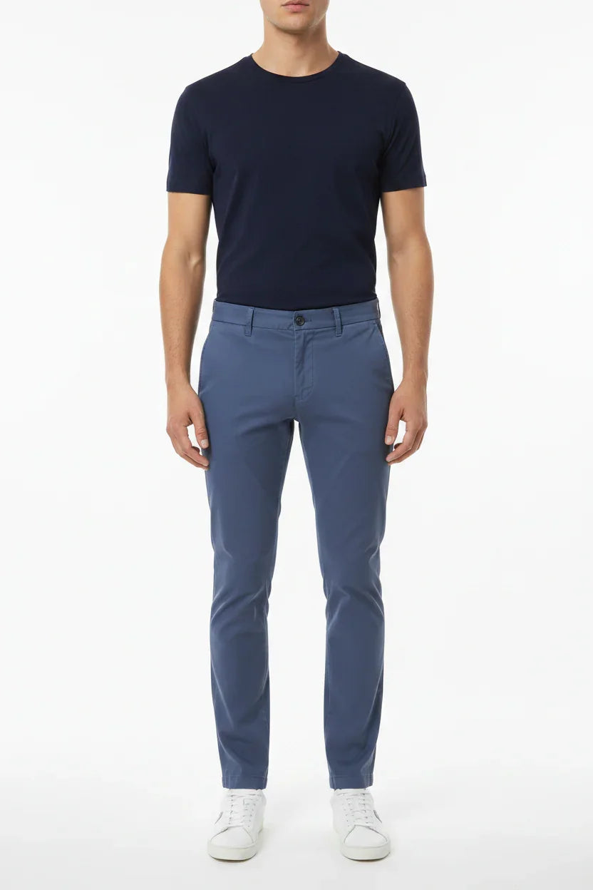 BERWICH MORELLO ELAX OL0015X 13 TROUSER WITH ELASTIC WAIST AND SIDE DIAGONAL GABARDINE