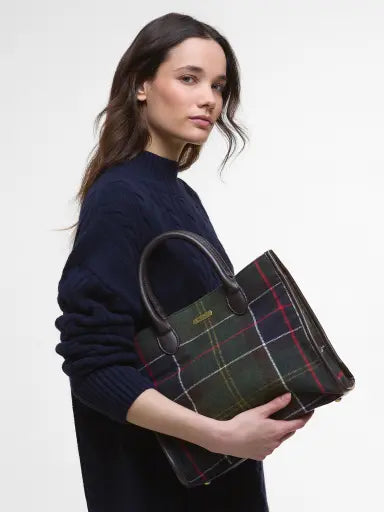 BARBOUR LBA0423 TURBERRY TARTAN TOTE