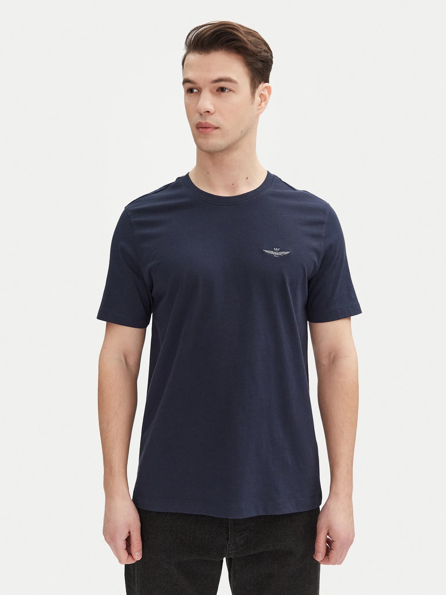 AERONAUTICA MILITARE 251TS2376J592 08184 T-SHIRT BASIC CON ACQUILA M.C. - Atelier Fratelli Carbè