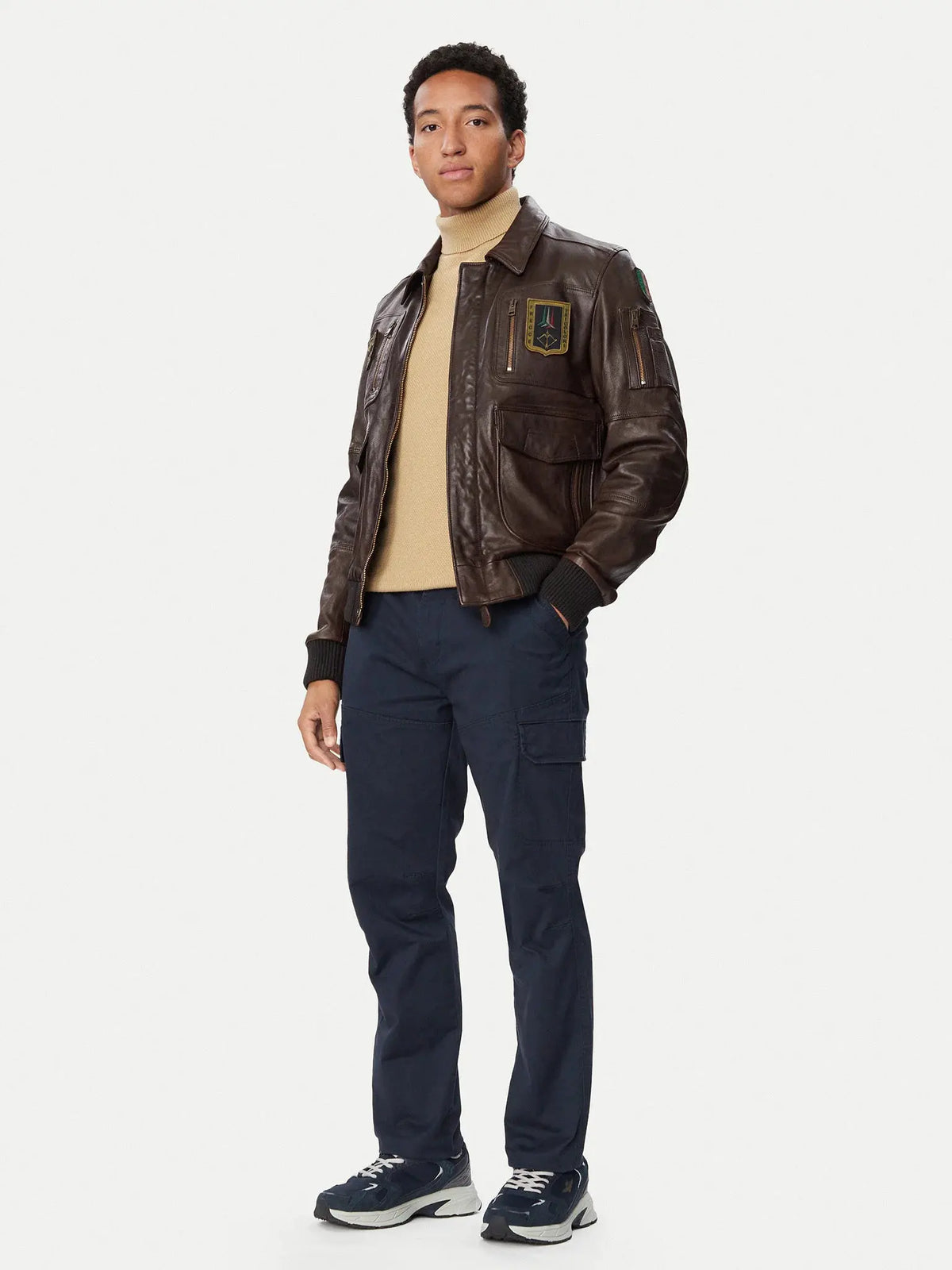 AERONAUTICA MILITARE 262PN0846U100839 BLOUSON JACKET PELLE by AERONAUTICA MILITARE