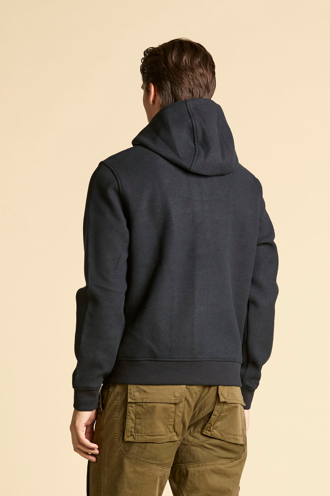 AERONAUTICA MILITARE AM1381UL00902 08395 BLOUSON JACKET GIACCA CON CAPPUCCIO MISTO LANA - Atelier Fratelli Carbè