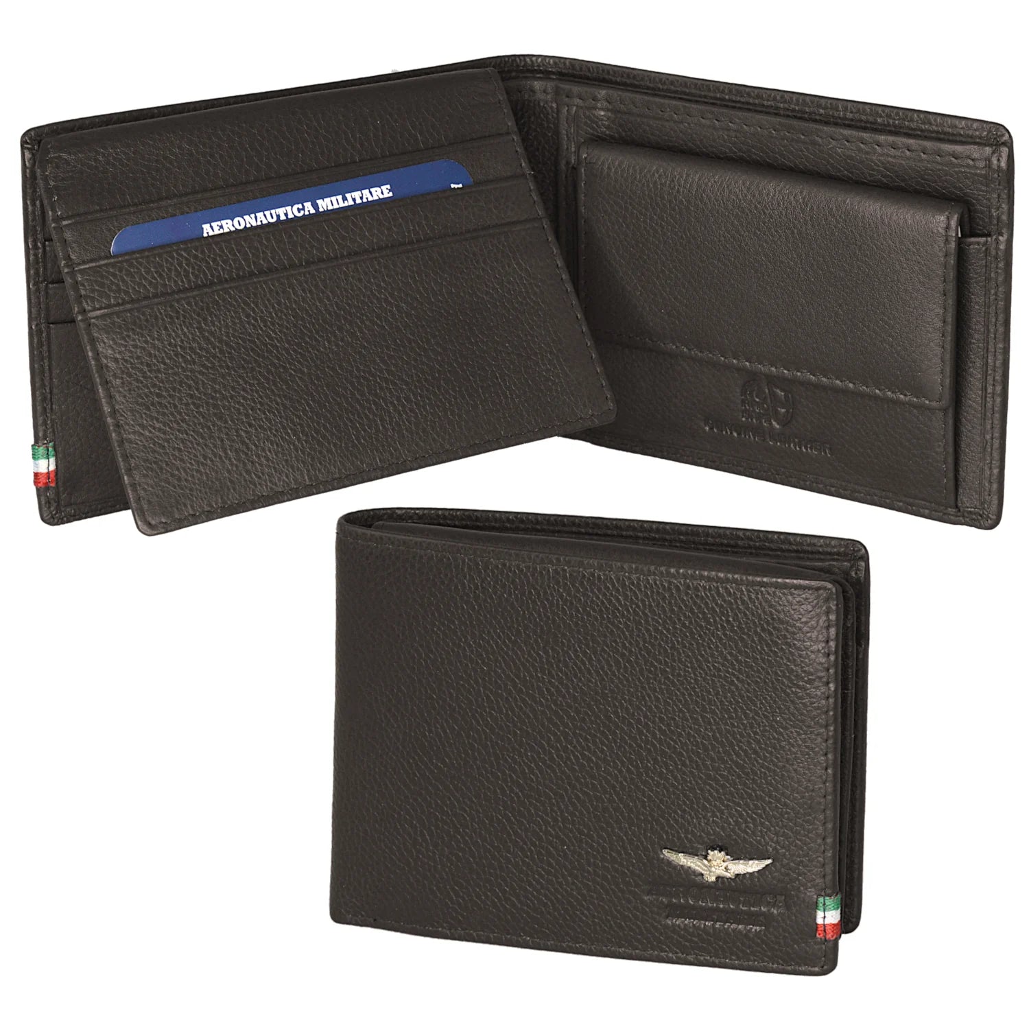AERONAUTICA MILITARE AM103-MO WALLET Portafoglio in pelle - Atelier Fratelli Carbè