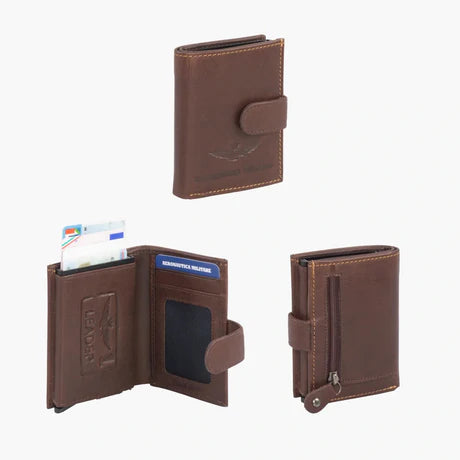 AERONAUTICA MILITARE AM245 WALLET PORTAFOGLIO - Atelier Fratelli Carbè