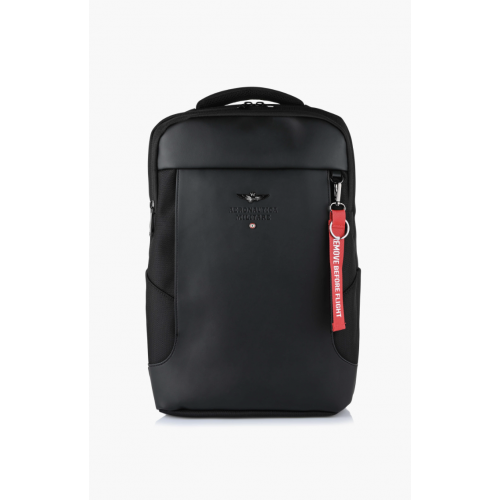 AERONAUTICA MILITARE AM495-NE COMPUTER BAG - Atelier Fratelli Carbè