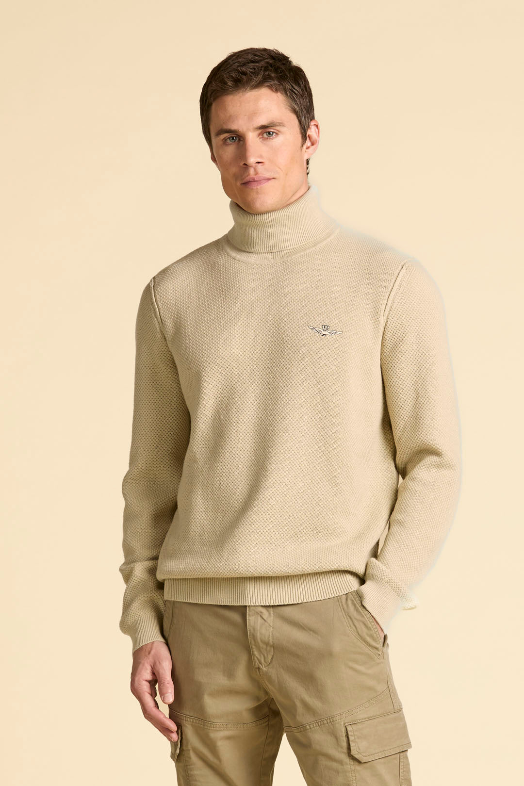 AERONAUTICA MILITARE MA1583UL00903 73104 TURTLENECK KNIT MAGLIA COLLO ALTO - Atelier Fratelli Carbè