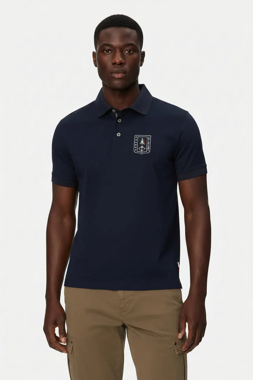 AERONAUTICA MILITARE 261PO1917UJ00682 08184 POLO Polo Frecce Tricolori in jersey by AERONAUTICA MILITARE