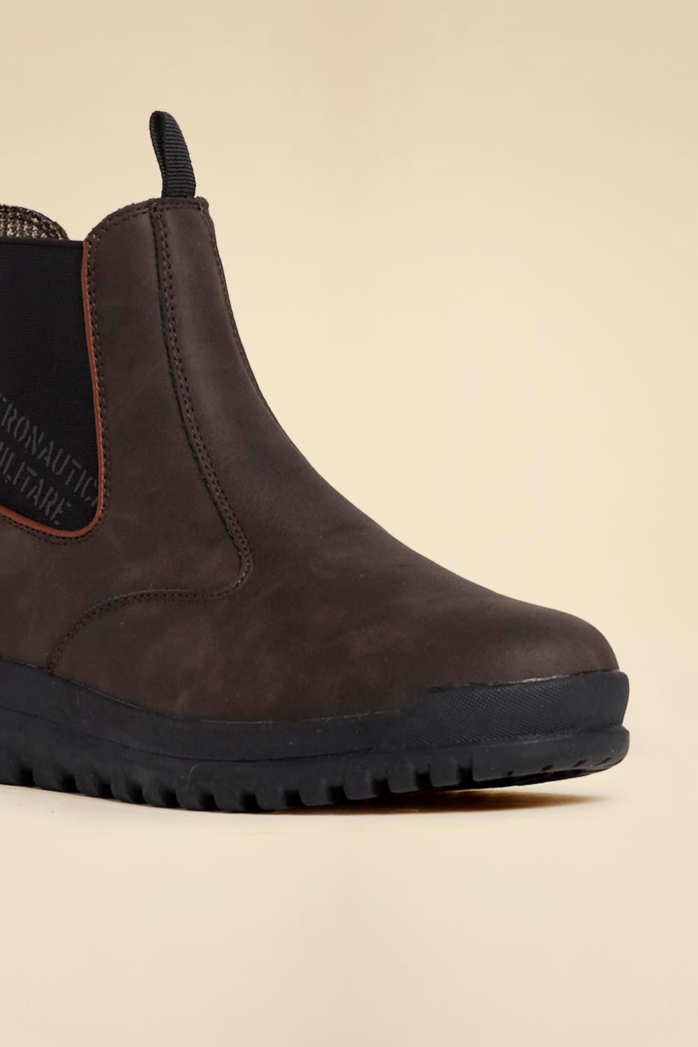 AERONAUTICA MILITARE SC031UCT04247 57506 ANKLE BOOT POLACCHINO SENZA LACCI CON ELASTICO STAMPATO - Atelier Fratelli Carbè