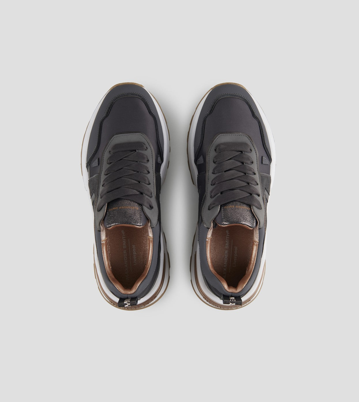 ALEXANDER SMITH ASBCLPW 2192DMK SNEAKER LIVERPOOL WOMAN DARK SMOKE - Atelier Fratelli Carbè