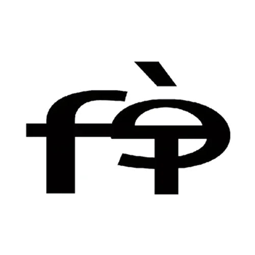 Logo minimalista con lettere nere su sfondo bianco, design moderno per moda e abbigliamento