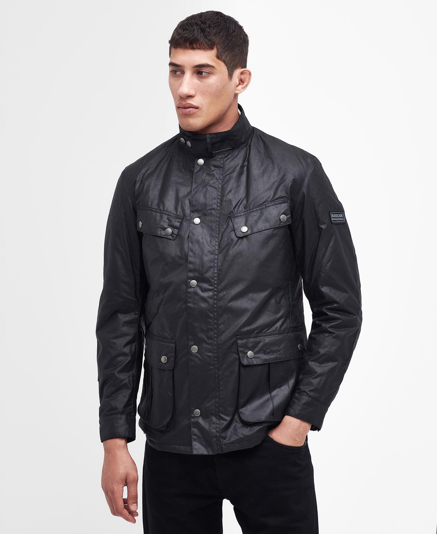 BARBOUR MWX0337BK91 DUKE WAX JACKET - Atelier Fratelli Carbè